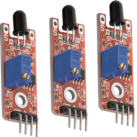 AZDelivery 3 X KY 026 Flame Fire Detection Sensor Module Compatible