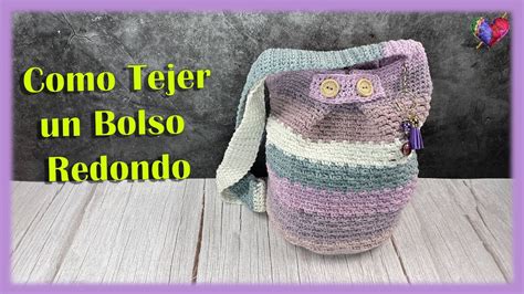 Bolso Con Base Redonda En Crochet Pas A Paso F Cil Youtube