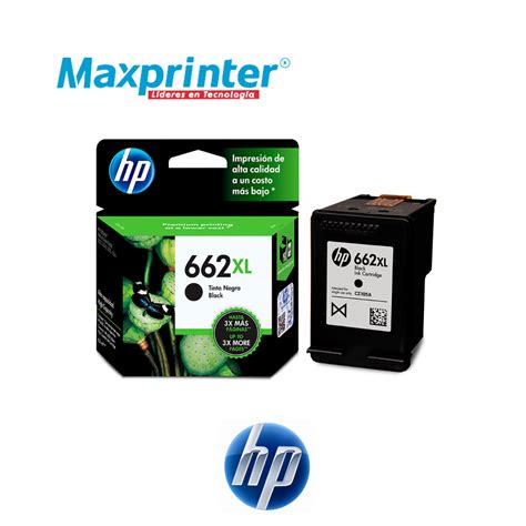 Cartucho HP 662XL Negro 6 5ML MaxPrinter Tintas Y Toner Para