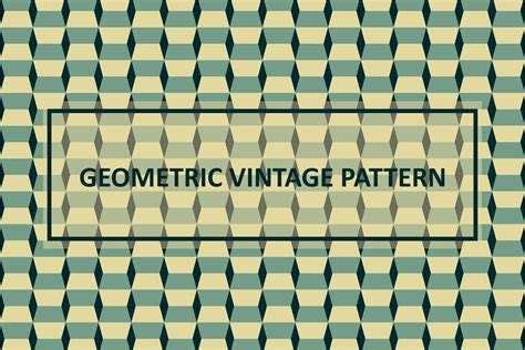 Geometric Vintage Pattern Graphic by RT Studio · Creative Fabrica