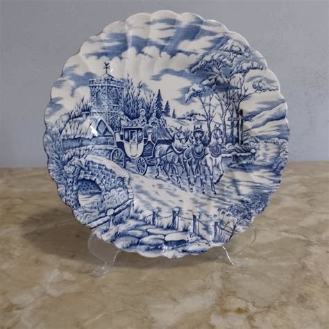 Prato Decorativo Em Porcelana Inglesa Myott Royal Mail Elo7