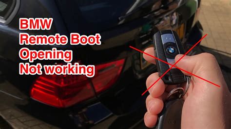 How To Open Bmw 535i Trunk Manually