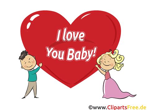 I Love You Baby Clip Art E Card Cartoon Comic