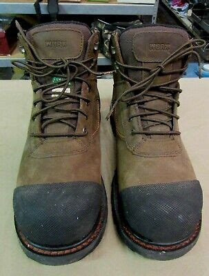 Worx X Red Wing Men S Us M Resistant Gravel Work Boot Brown Eh