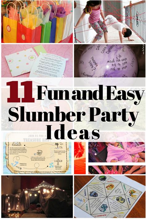 11 Fun and Easy Slumber Party Ideas - The Budget Diet