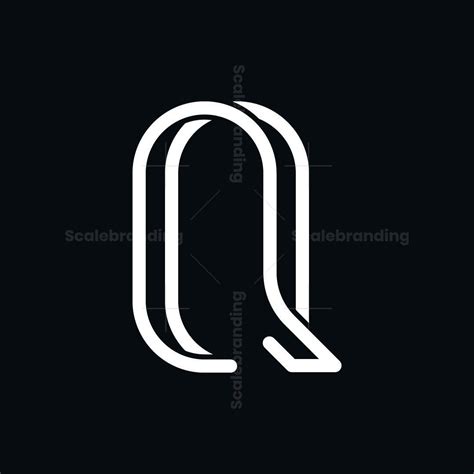 Letter Q Logo for sale. Modern, simple and minimalist line style letter ...