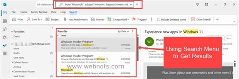 How To Search Emails In Outlook With Operators And Advanced Find Webnots