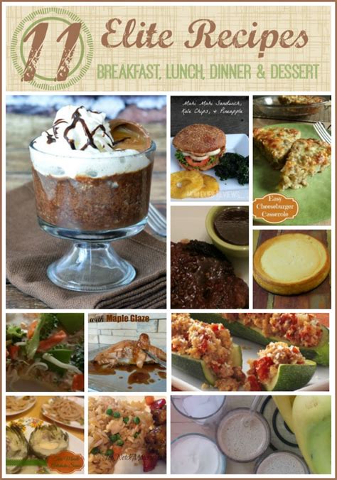 Top 11 Elite #Recipes ~ Blogger Favorites - Mom Does Reviews