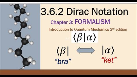 Dirac Notation Introduction To Quantum Mechanics 3rd Ed By Griffiths