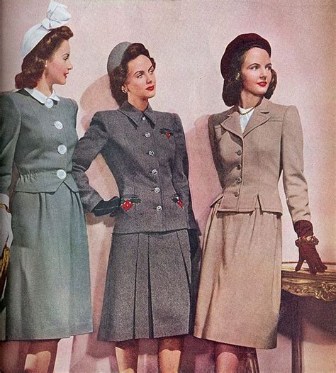 Anos 40 Mais 1940s Fashion Women Retro Fashion Vintage Fashion