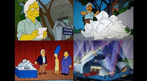 Frank Gehry As Featured On The Simpsons