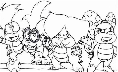 Koopalings Coloring Pages Coloring Home