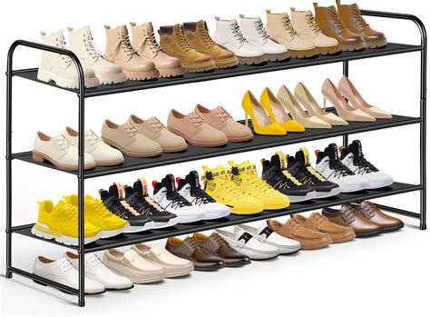 Buy Misslo 3 Tier Long Shoe Rack For Closet Shoe Organizer For Closet