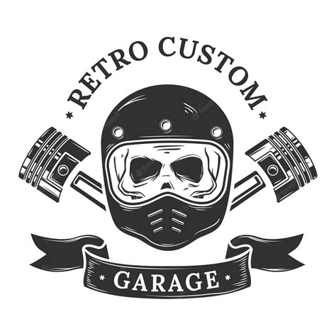 Premium Vector Custom Garage Logo