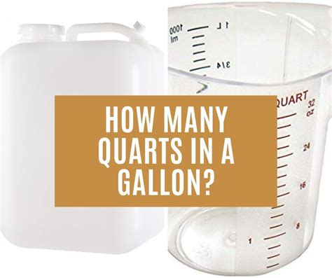 How Many Quarts In A Gallon