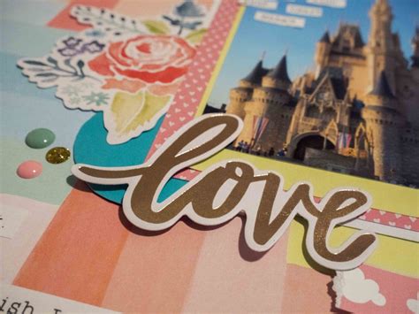 Disney Scrapbook Layout Beth Hannah