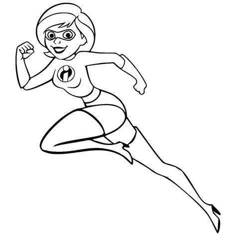 Elastigirl Coloring Pages