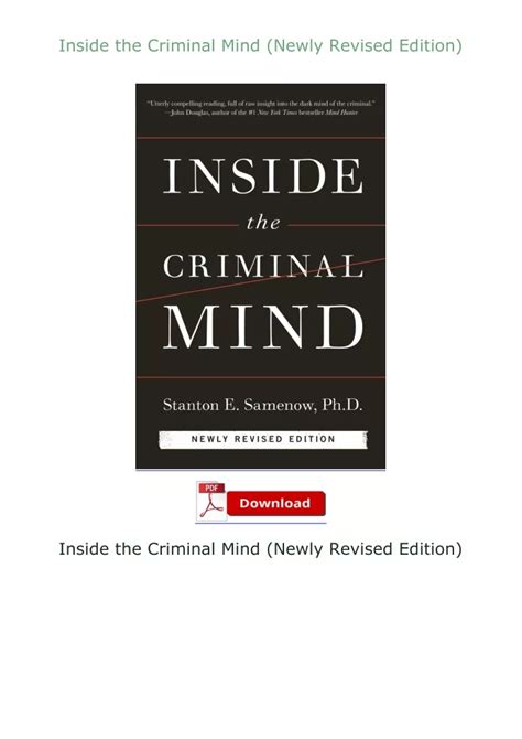 Ppt Download⚡pdf Inside The Criminal Mind Newly Revised Edition