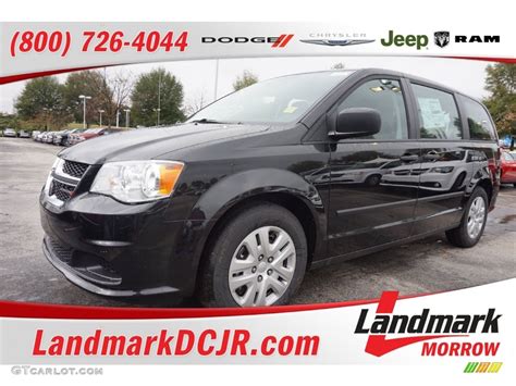 2016 Brilliant Black Crystal Pearl Dodge Grand Caravan American Value