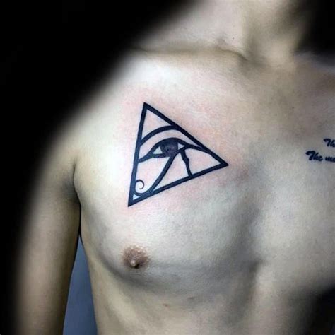 Eye Of Horus Tattoo Designs For Men Egyptian Hieroglyph Ink