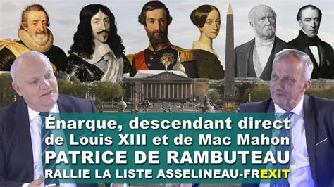 Narque Descendant Direct De Louis Xiii Et De Mac Mahon Patrice De