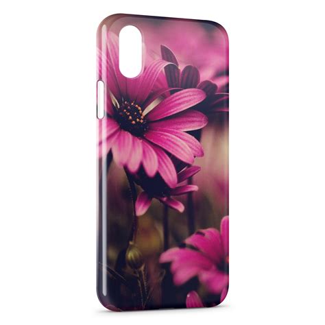 Coque IPhone XR Pink Flowers Art Pixypia