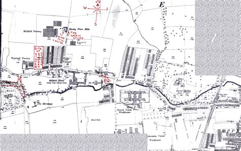 Large scale 1894 map of the area around Edmonton UK