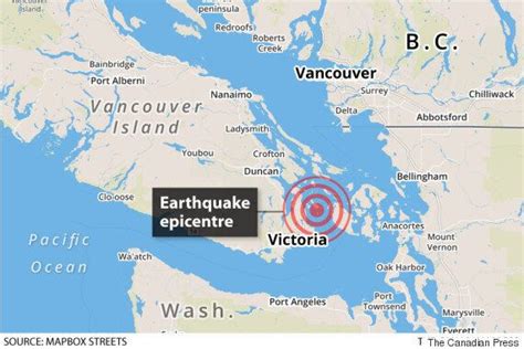 Earthquake In B C Felt Throughout South Coast Huffpost British Columbia