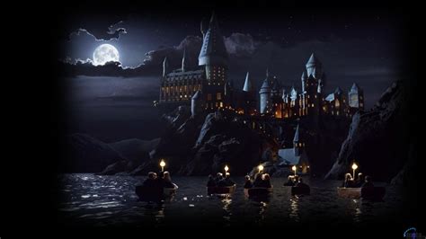 Snowy Hogwarts Desktop Wallpapers On Wallpaperdog