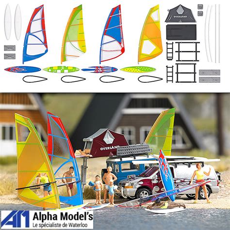Busch 1156 - Planches à voiles - Alphamodels