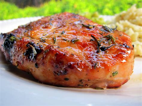 Honey Rosemary Pork Chops Plain Chicken