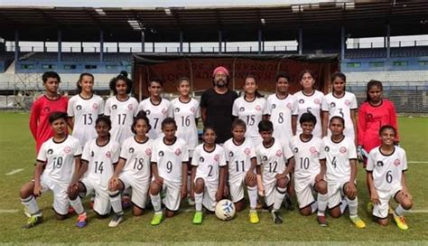 Girls football team wins 4 matches in a row at national level in Cuttack