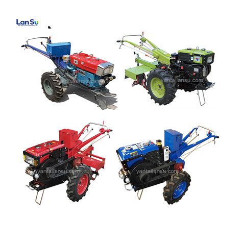 Multifunctional 15hp 2 Wheel Chinese Walking Micro Hand Tractor China Power Tiller And Tiller