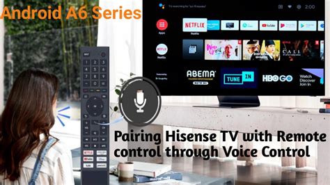 How To Pair Hisense Android Tv With Your Remote Control Youtube