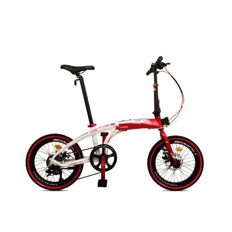 Jual FOLDING BIKE SEPEDA LIPAT 20 NORIS INDONESIA MERAH PUTIH PACIFIC