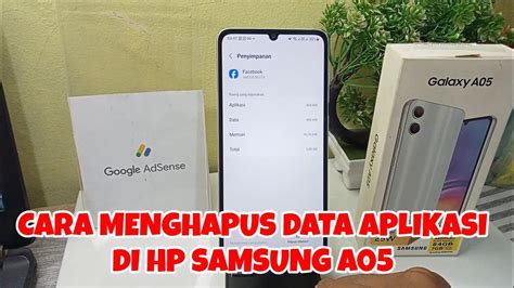 Cara Menghapus Data Aplikasi Di HP Samsung A05 YouTube