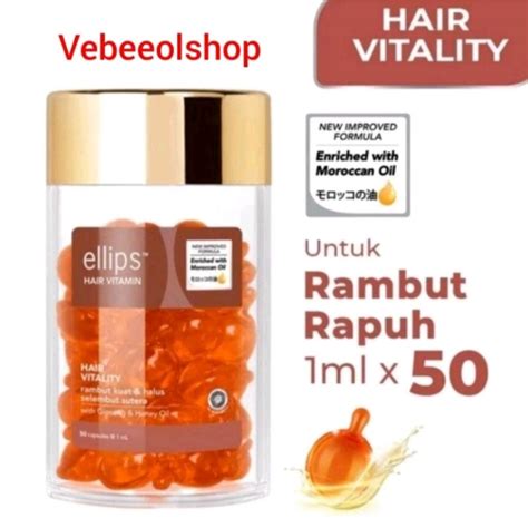 Ellips Hair Vitamin Isi 50 Kemasan Botol Lazada Indonesia