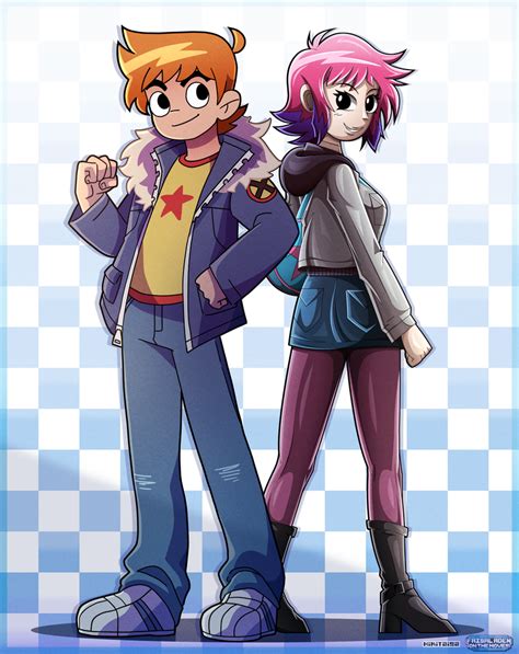 Scott Pilgrim And Ramona Flowers Art Collab By Faisaladen On Newgrounds