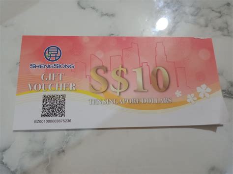 Sheng Siong, Tickets & Vouchers, Vouchers on Carousell