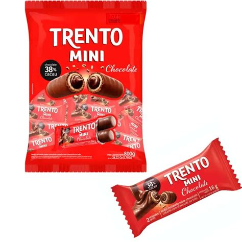 Wafer Trento Mini Chocolate 800g Peccin Lupel