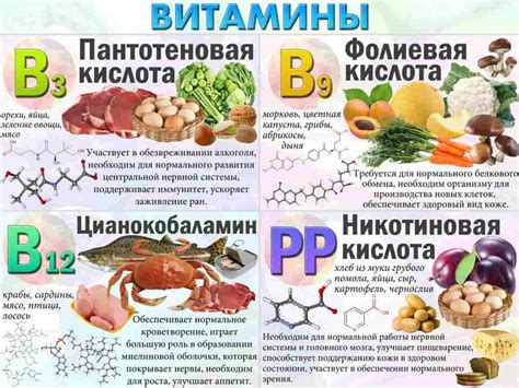 Таблица витаминов в продуктах питания - Food-Wiki.ru