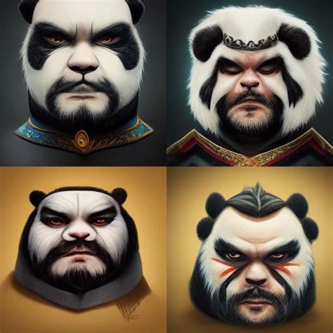 If Jack Black played as Po in the live action Kung Fu Panda, as ...