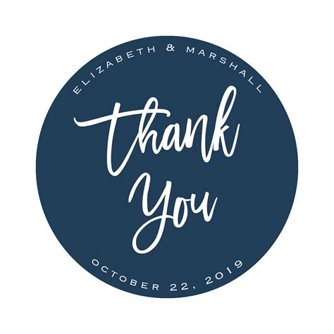 Thank You Stickers Favor Stickers Wedding Favor Thank You Etsy