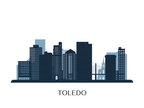 Best Toledo Ohio Skyline Illustrations, Royalty-Free Vector Graphics ...