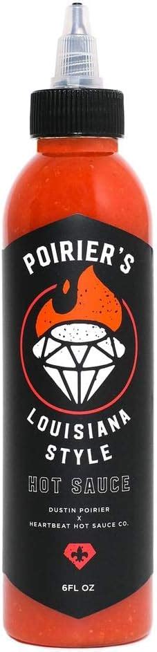 Poirier S Louisiana Style Hot Sauce By Dustin Poirier And Heartbeat Hot Sauce Co 177ml 6oz