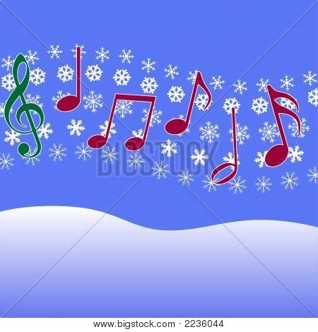 Christmas Music Notes Background Images, Illustrations, Vectors ...