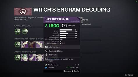 Destiny 2 Kept Confidence God Rolls How To Get Them And More