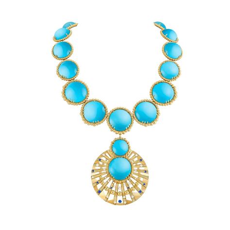 Van Cleef Arpels launches the Perles d Été turquoise jewelry