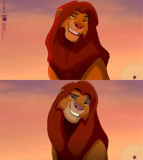 Simba Smile Redraw By Anhesart On Deviantart