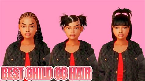 NEW & BEST URBAN CHILD CC HAIR The Sims 4 || links in description - YouTube